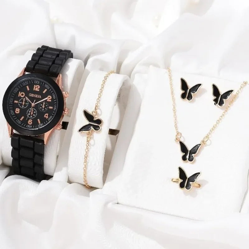 Luxury Rhinestone Watch Set