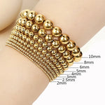 Load image into Gallery viewer, Gold Plated Metal Ball Bracelet
