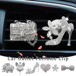 Load image into Gallery viewer, Bling Diamond Car Perfume Clip
