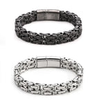 Load image into Gallery viewer, Thick Byzantine Chain Bracelet
