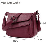 Load image into Gallery viewer, Soft Leather Luxury Crossbody Bag
