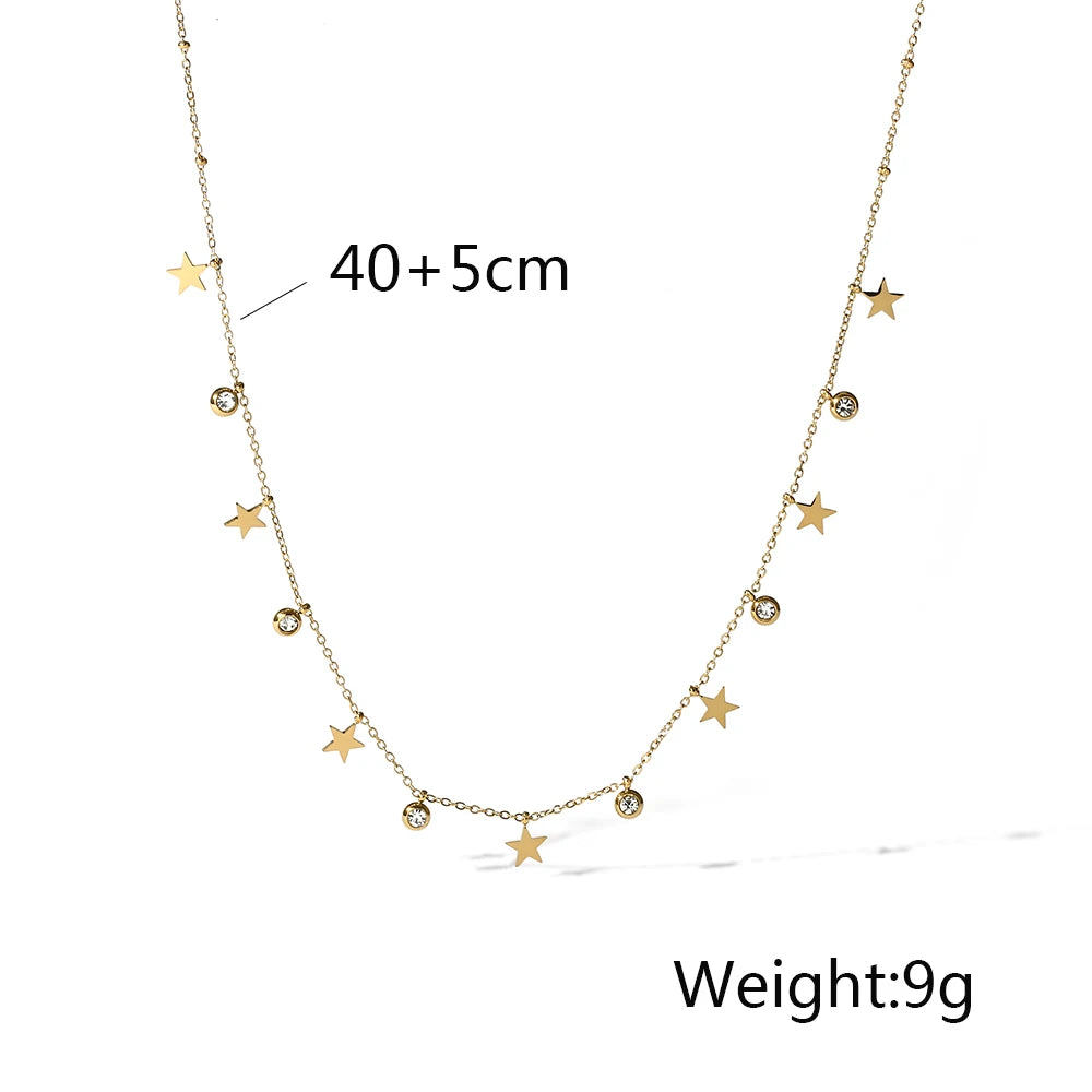 Delicate 316L Stainless Steel Choker Necklace