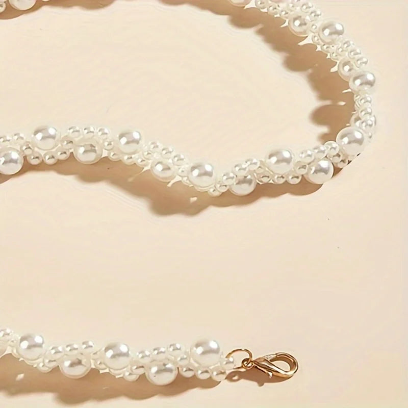 Women’s Versatile Pearl Waist Chain Belt