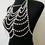 Load image into Gallery viewer, Trendy Black Pearl Belly Chain
