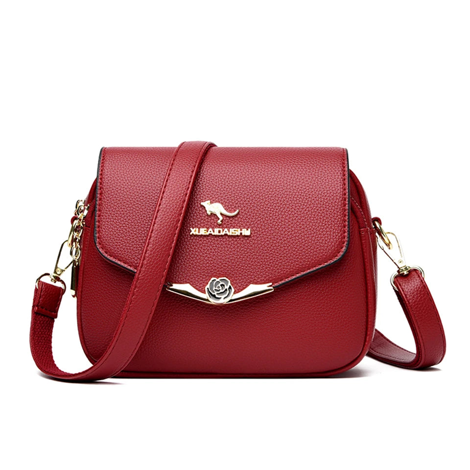 Elegant Soft Leather Shoulder Bag