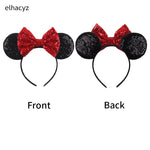 Load image into Gallery viewer, Colorful Sequin Minnie Ears Headband
