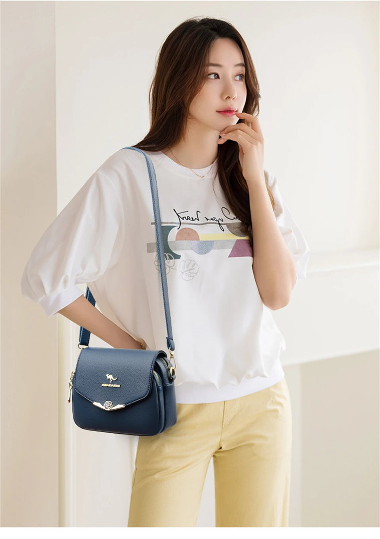 Elegant Soft Leather Shoulder Bag