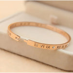 Load image into Gallery viewer, Roman Numerals Bracelet
