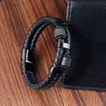 Load image into Gallery viewer, Charm Braid Leather Bracelet
