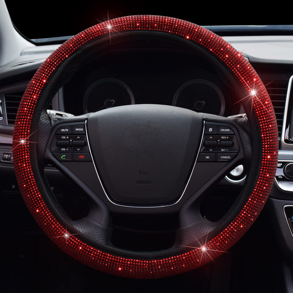 Bling Rhinestone Steering Wheel Cover