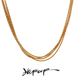 Load image into Gallery viewer, Gold Plated Triple Layer Necklace
