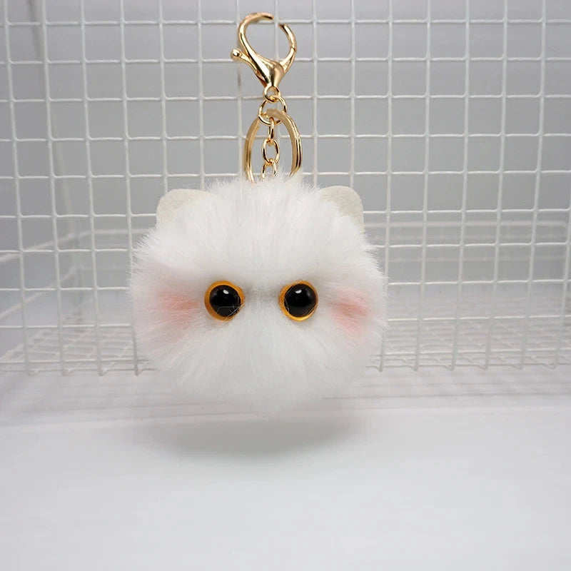 Plush Cat Keychain