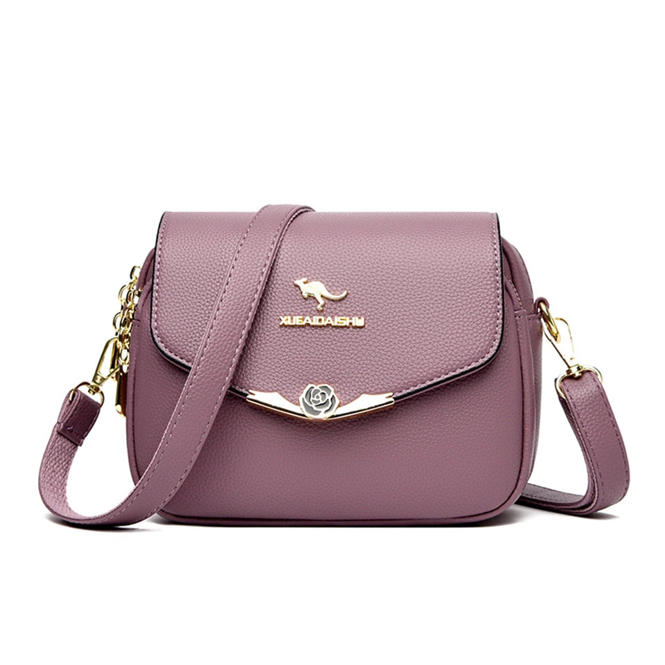 Elegant Soft Leather Shoulder Bag