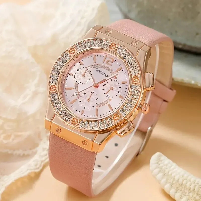 Luxury Rhinestone Watch Set