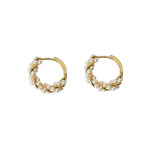 Load image into Gallery viewer, Korean Circle Pearl Earrings
