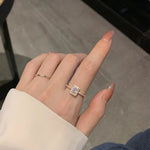 Load image into Gallery viewer, Luxury Moissanite Wedding Engagement Ring
