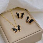 Load image into Gallery viewer, Butterfly Light Luxury Jewelry Set
