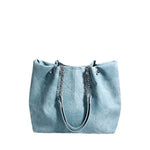 Load image into Gallery viewer, Trendy Fashion Blue Shoulder Bag
