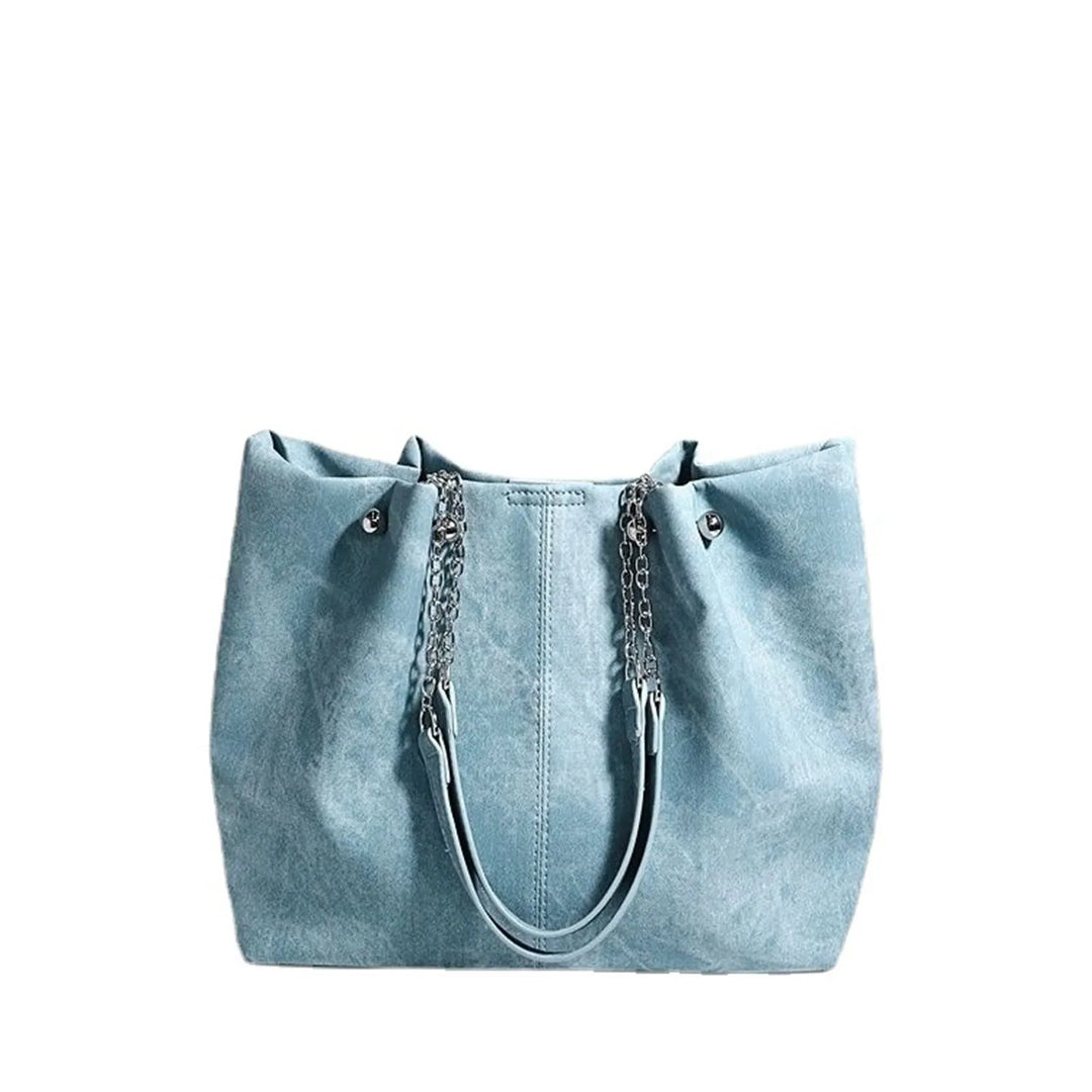 Trendy Fashion Blue Shoulder Bag