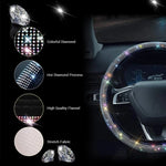 Load image into Gallery viewer, Crystal Rhinestone Steering Wheel Cover
