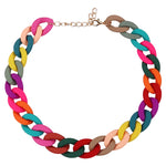 Load image into Gallery viewer, Colorful Matte Acrylic Choker Necklace
