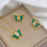 Load image into Gallery viewer, Butterfly Light Luxury Jewelry Set
