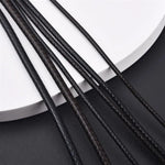 Load image into Gallery viewer, Black Leather Cord Necklace
