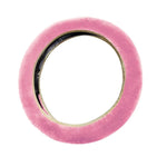 Load image into Gallery viewer, Pink Plush Winter Car Steering Wheel Cover Set
