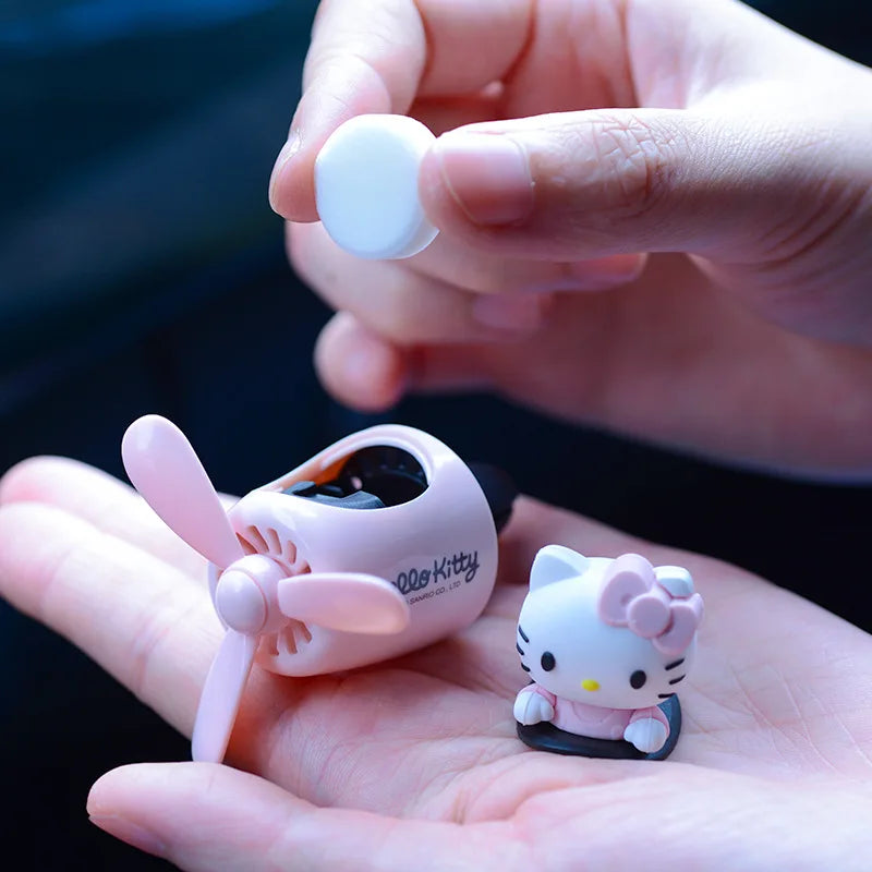 Hello Kitty Rotating Car Air Freshener