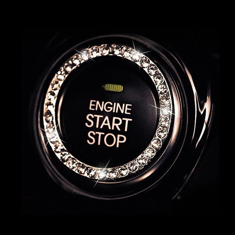 Crystal Bling Ignition Button Cover