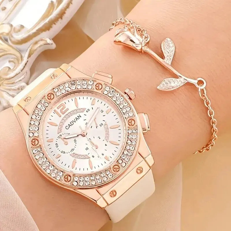 Luxury Rhinestone Watch Set