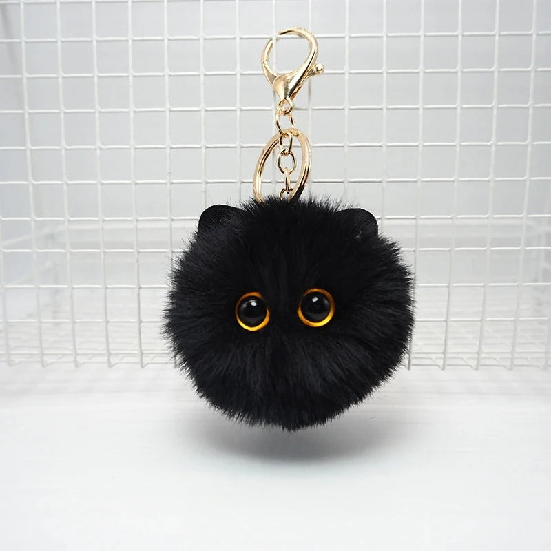 Plush Cat Keychain