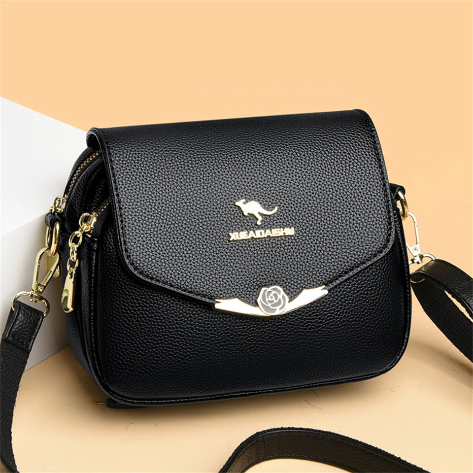 Elegant Soft Leather Shoulder Bag