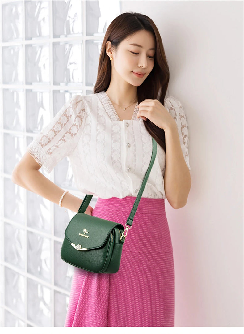 Elegant Soft Leather Shoulder Bag