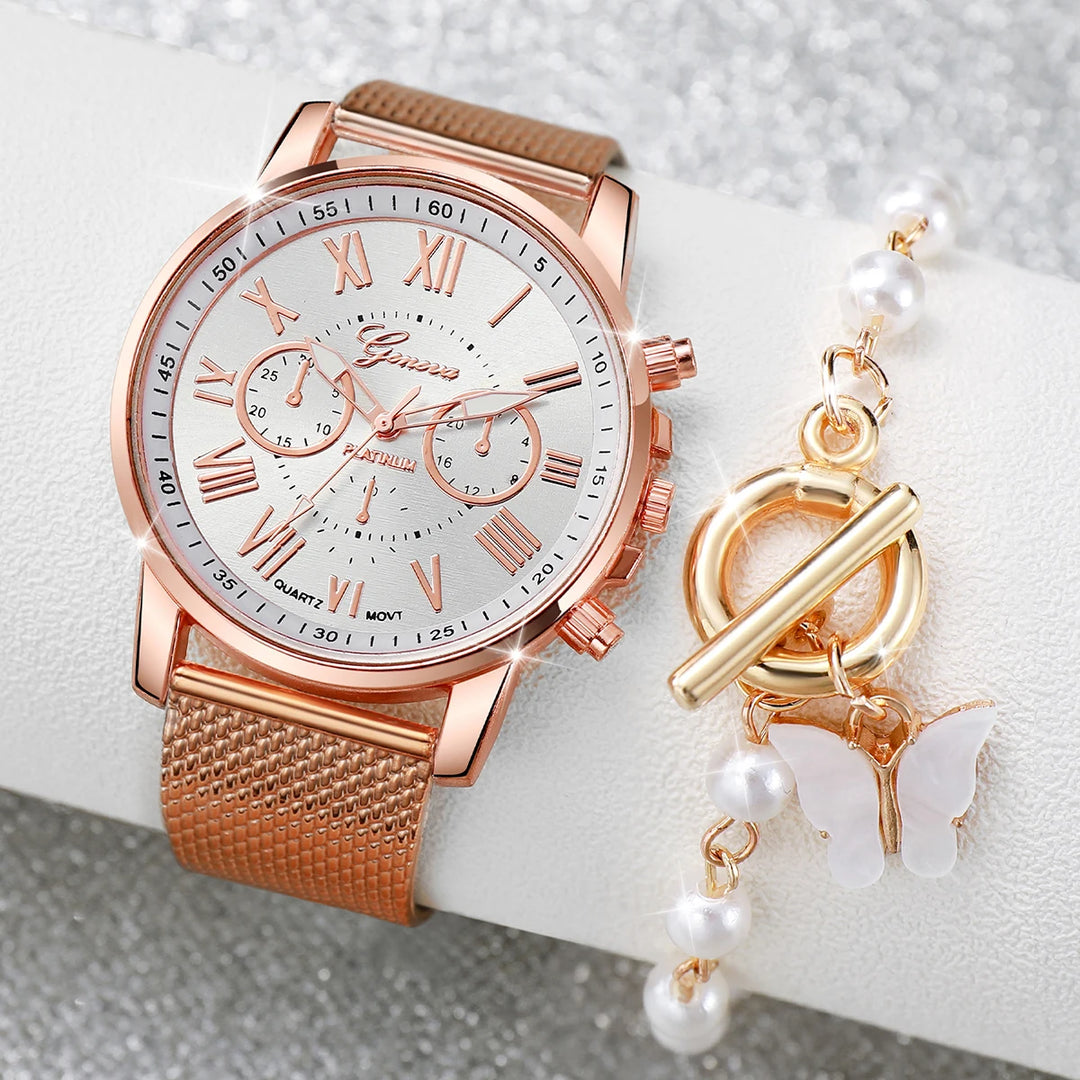 Ladies' Watch & Bracelet Set