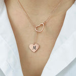 Load image into Gallery viewer, Custom Engraved Love Heart Necklace
