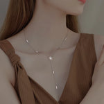 Load image into Gallery viewer, 925 Sterling Silver Glitter Diamond Choker Necklace
