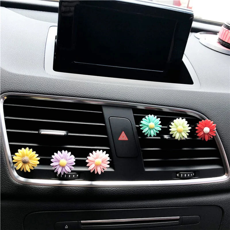 Daisy Car Air Freshener Clip