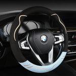 Load image into Gallery viewer, Cute Ice Silk All-Season Steering Wheel Cover
