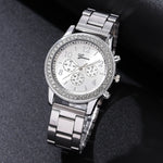 Load image into Gallery viewer, Luxury Rhinestone Watch &amp; Jewelry Set
