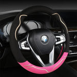 Load image into Gallery viewer, Cute Ice Silk All-Season Steering Wheel Cover
