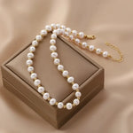 Load image into Gallery viewer, Freshwater Pearl Stainless Steel Necklace
