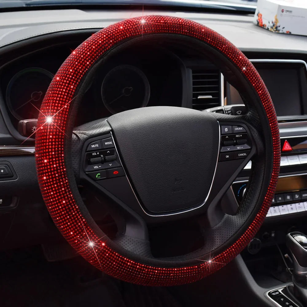 Bling Rhinestone Steering Wheel Cover