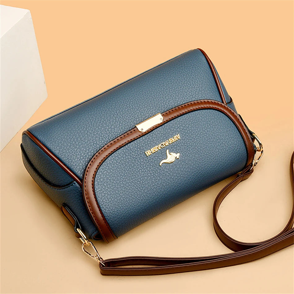 Solid Color Designer Crossbody Bag