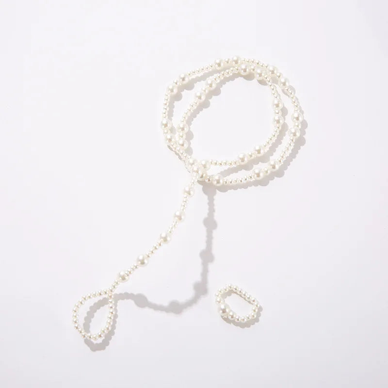 Multi-layer Pearl Anklet