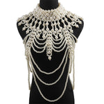 Load image into Gallery viewer, Pearl Body Chain Necklace
