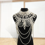 Load image into Gallery viewer, Pearl Body Chain Necklace
