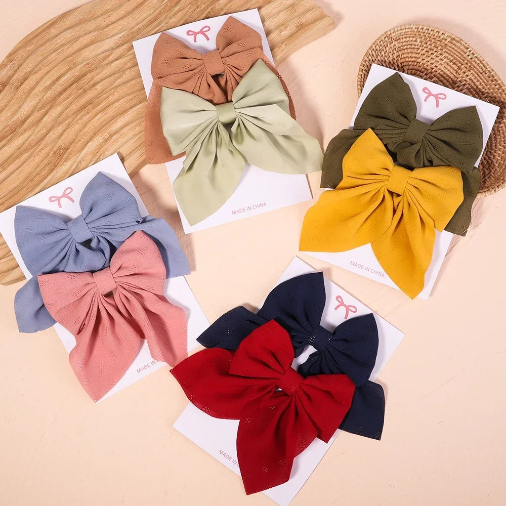 Sweet Bowknot Hair Clips