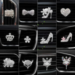 Load image into Gallery viewer, Bling Diamond Car Perfume Clip
