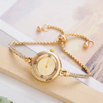 Load image into Gallery viewer, Cute Women&#39;s Steel Belt Bracelet Quartz Watch
